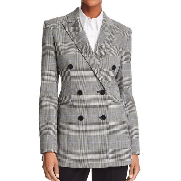 Theory Plaid Blazer Size 0 - Picture 2 of 11